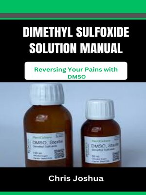 cover image of DIMETHYL SULFOXIDE SOLUTION MANUAL